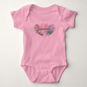 Mama T-Shirt Baby Strampler