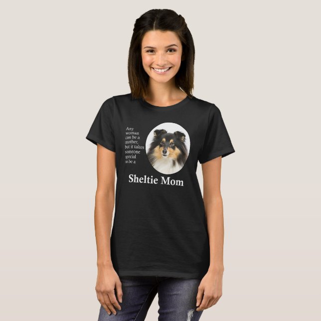 Mama-T - Shirt für die Tri-Color-Sheltie (Vorne ganz)