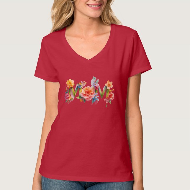 Mama T-Shirt-Geschenk T-Shirt (Vorderseite)