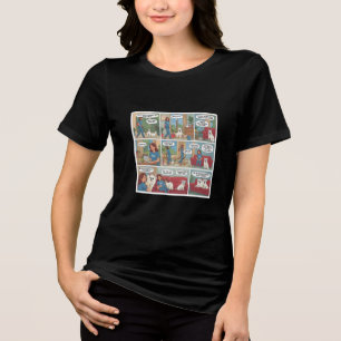 Mama täglich Routine Comic Strip 2025 Tri-Blend S Shirt