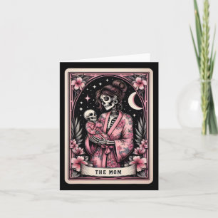 Mama Tarot Card Mütter Tag Rosa Skelett Mama B Karte