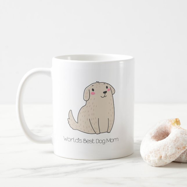 Mama-Tasse der Welt beste Hunde Kaffeetasse (Mit Donut)