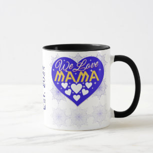 Mama Tasse - Minimalistische Mama Kaffeecup