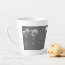MAMA Tasse mit floralen Buchstaben – Muttertagsges