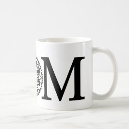 Mama-Tasse - Schwarzes u. Weiß Kaffeetasse