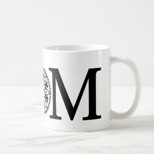 Mama-Tasse - Schwarzes u. Weiß Kaffeetasse