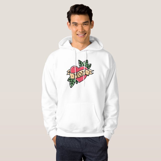 Mama Tattoo Hoodie (Vorne ganz)