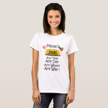 MAMA TAXI T - Shirt lustige Mama Mem Taxi