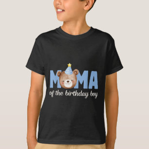 Mama Teddybär 1. Geburtstag Jungen-Party-Familie T-Shirt