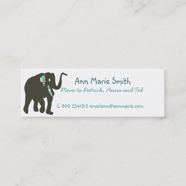 Mama-Telefonkarte Telefonnummerkarte