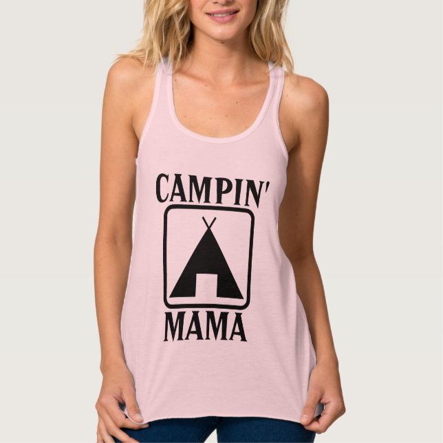 MAMA TENT CAMPING T - Shirt (Vorderseite)