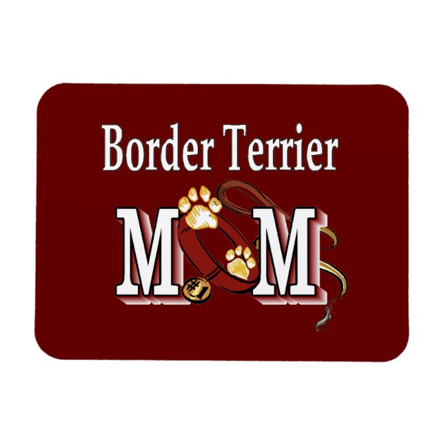Mama Terrier Dog Magnet (Horizontal)