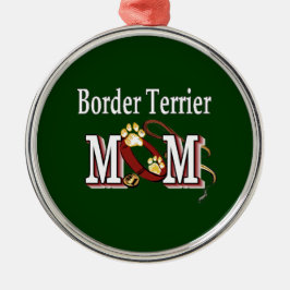 Mama Terrier Dog Ornament Aus Metall