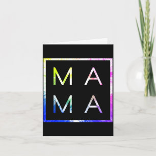Mama Tie-Dye coole Mutter Oma Dada passende Mutter Karte