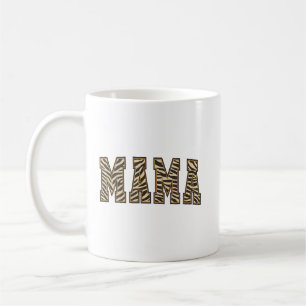 MAMA Tierdruck Bogen-Schriftzug Kaffeetasse