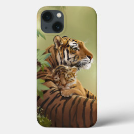Mama-Tiger und Baby-Tiger, der schläft Case-Mate iPhone Hülle