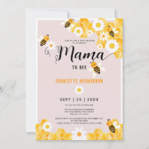 Mama to be Niedlich Daisy Bumble Bee Baby Shower
