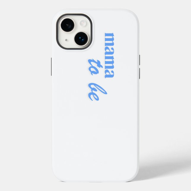"mama to be" Telefon14 Fall Case-Mate iPhone Hülle (Rückseite)