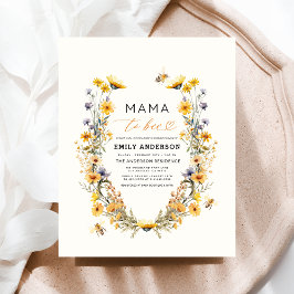 Mama to bebe Wildblume Gender Neutral Baby Shower Flyer