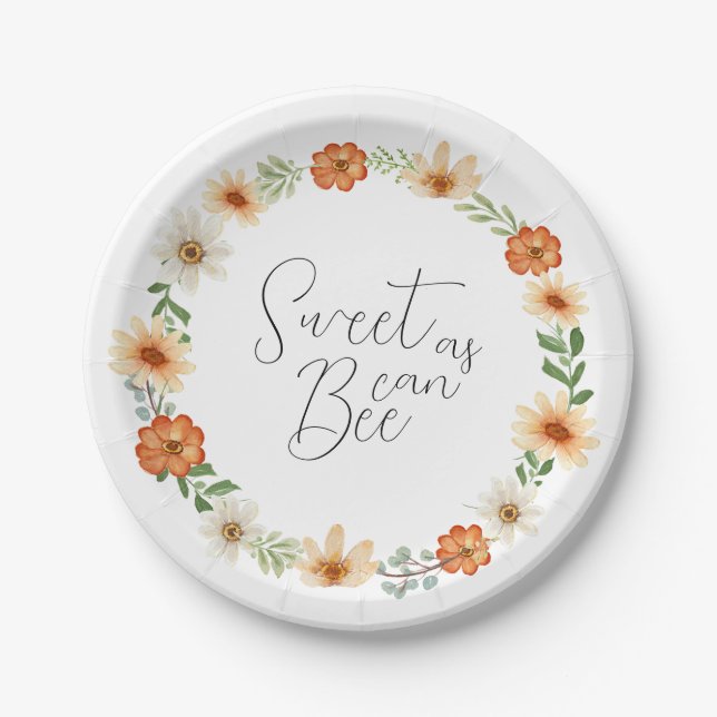 Mama to Bee Baby Shower Paper Teller (Vorderseite)