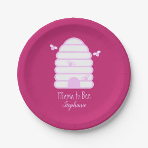Mama to Bee Baby Shower Paper Teller