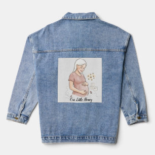 Mama To Bee Süße Schwangerschaftsankündigung Jeansjacke