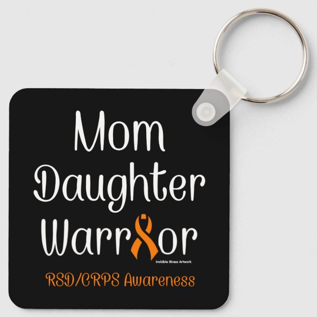 Mama-Tochter-Krieger...RSD/CRPS Schlüsselanhänger (Rückseite)