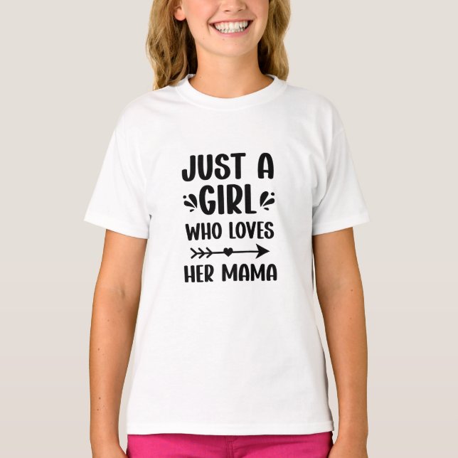 Mama Tochter passend Outfit Mütter Tagesgeschenk T-Shirt (Vorderseite)