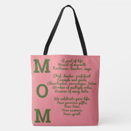 MAMA Totbeutel - Rosa und Grün