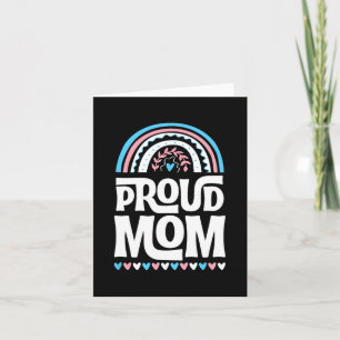 Mama Transgender-Stolzflagge Muttertag Bohemian Karte