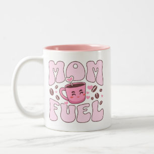 Mama-Treibstoff Zweifarbige Tasse