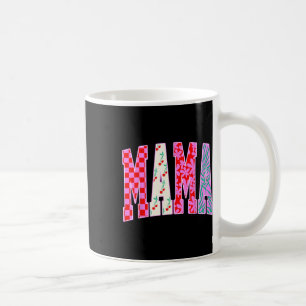 Mama Trendy Checkered Cherries Bow Halloween Famil Kaffeetasse