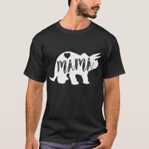 Mama Triceratops Dinosaur Funny Geschenk für Mutte T-Shirt