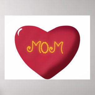 Mama-Typografie-Design, süße Mutter-Zitat-Textkuns Poster