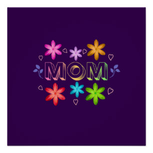 Mama-Typografie-Design, süße Mutter-Zitat-Textkuns Poster