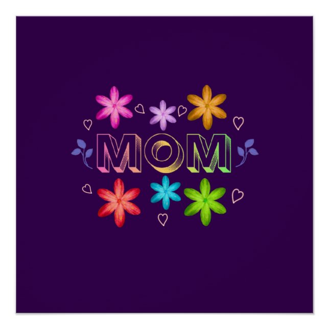 Mama-Typografie-Design, süße Mutter-Zitat-Textkuns Poster (Vorderseite)