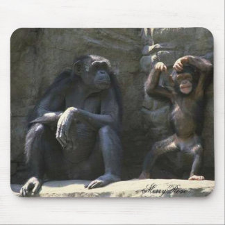 Mama-u. Baby-Affe Mousepad