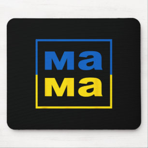 Mama Ukrainische Mutter Flagge der Ukraine Stolze Mousepad