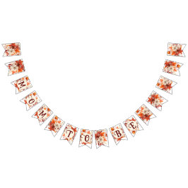 Mama, um herunter zu kommen Blumenstrauß Blätter B Wimpelkette