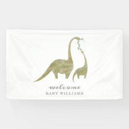 Mama und Baby Dinosaur Neutral Baby Dusche Banner