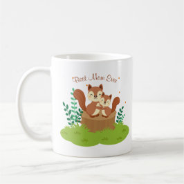 Mama und Baby Eichhörnchen Muttertag Kaffeetasse
