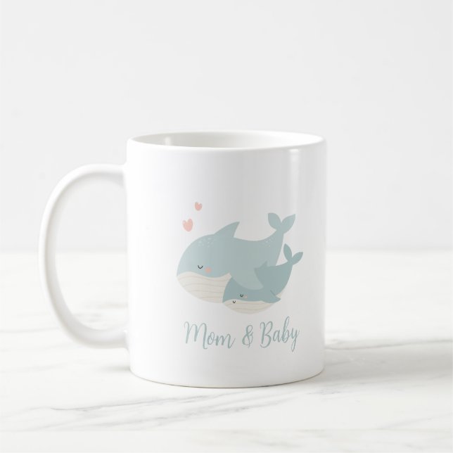 Mama und Baby Kaffeetasse (Links)