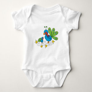 Mama und Baby Peacock Strampler
