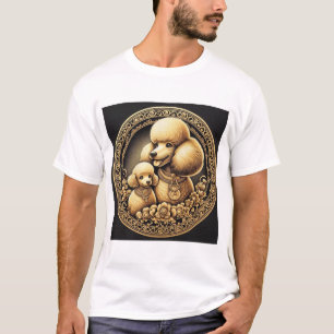 Mama und Baby Poodle 025000X T-Shirt