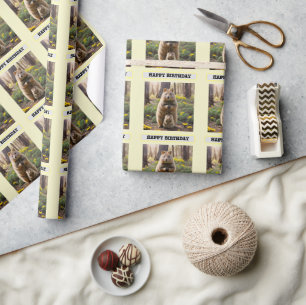 Mama und Baby Quokka, Geburtstag Geschenkpapier
