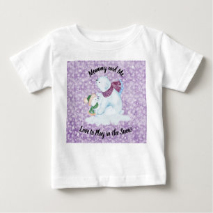Mama und Baby Snowman T-Shirt
