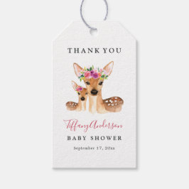 Mama und Babyduschmarken für Rehe Geschenkanhänger