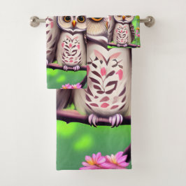 Mama und Babyschale Badhandtuch Set