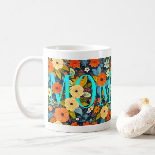 Mama und Blume Kaffeetasse