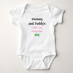 Mama und Daddys wenig Steuerabzug-Rosa Baby Strampler